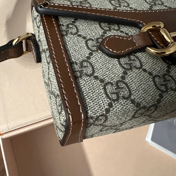 1955 Horsebit Gucci Brown and Tan Women's Bag - Picture 11 of 15